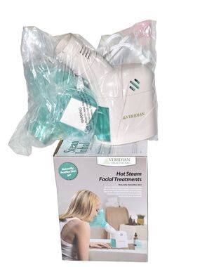 Veridian Steam Inhaler Respiratory Vapor Therapy Cough Relief & Facial Steamer